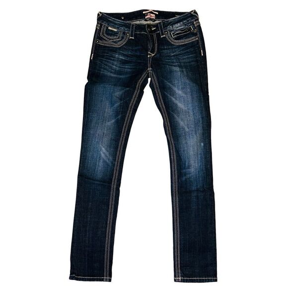 Be Rock For Express Denim Skinny Blue Jeans Women's Size 6 R - Picture 1 of 3